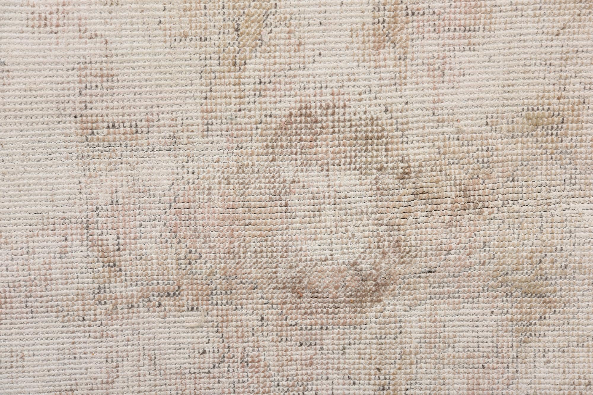 8' 10 x 12' Hand Knotted Ultra Vintage Persian Wool Rug