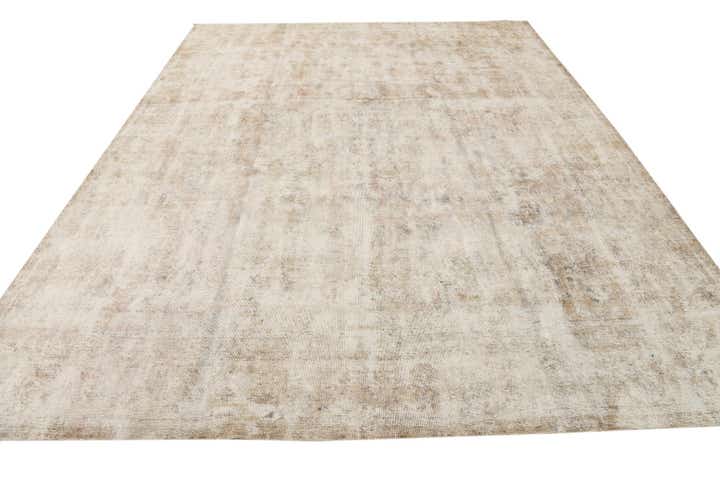 9' 8 x 12' 10 Hand Knotted Ultra Vintage Persian Wool Rug