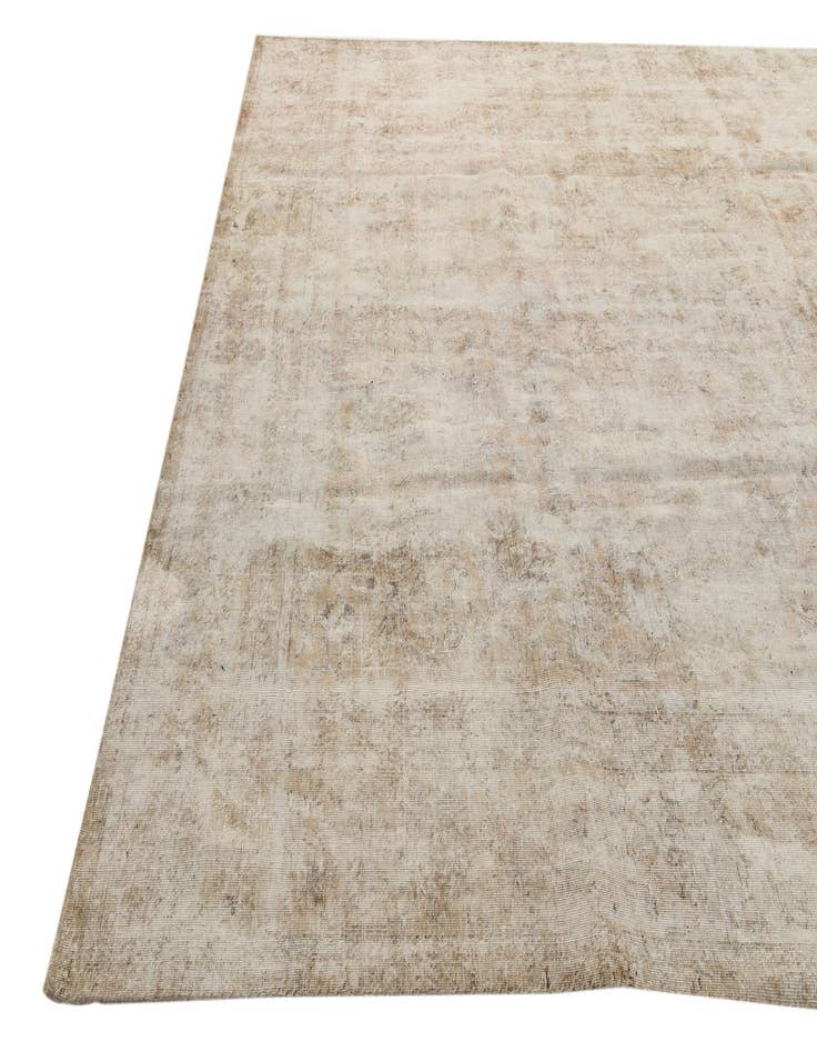 Detail image of 9' 8 x 12' 10  Hand Knotted Ultra Vintage Persian Wool Rug