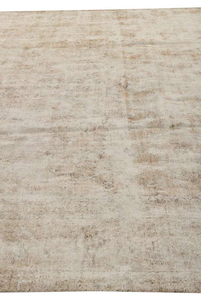 9' 8 x 12' 10 Hand Knotted Ultra Vintage Persian Wool Rug