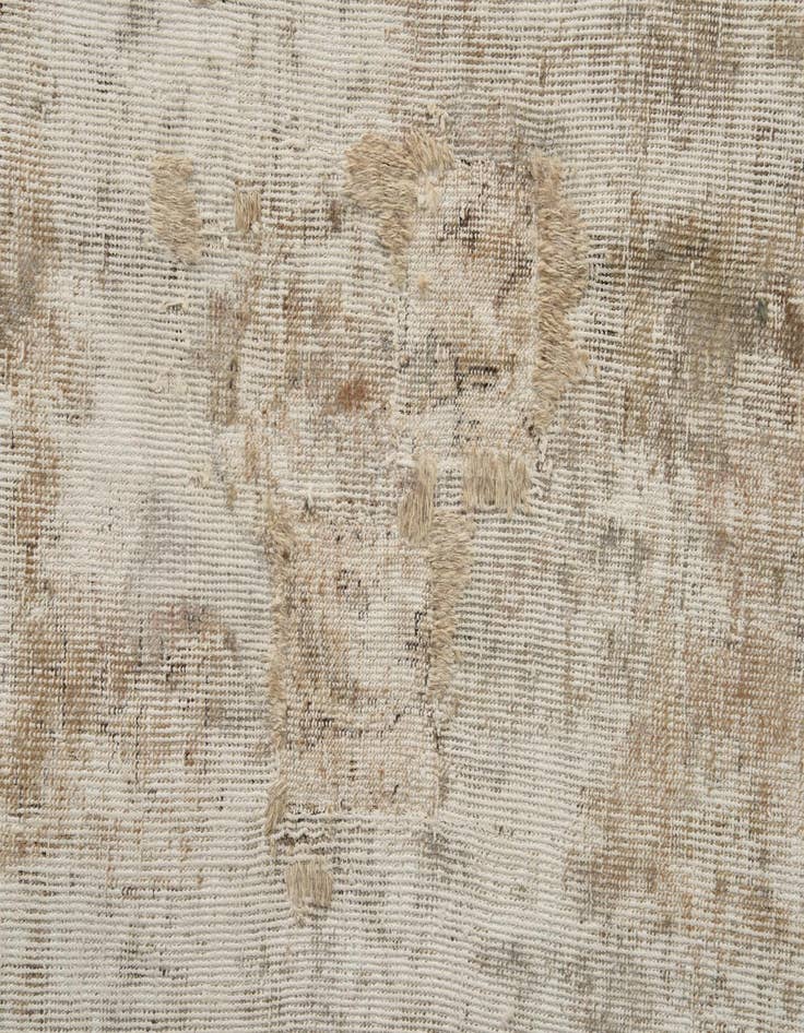 Detail image of 9' 8 x 12' 10  Hand Knotted Ultra Vintage Persian Wool Rug