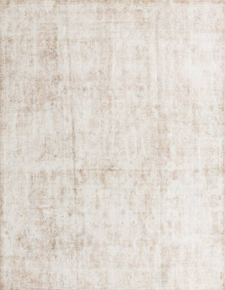 Detail image of 9' 8 x 12' 10 Hand Knotted Ultra Vintage Persian Wool Rug