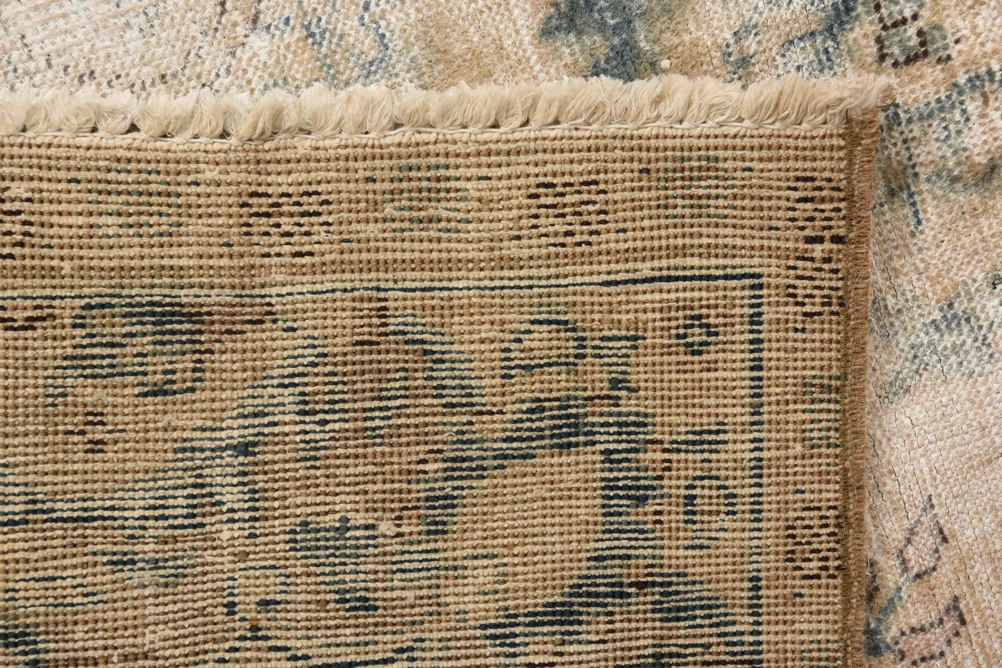 6' 4 x 10' Hand Knotted Ultra Vintage Persian Wool Rug