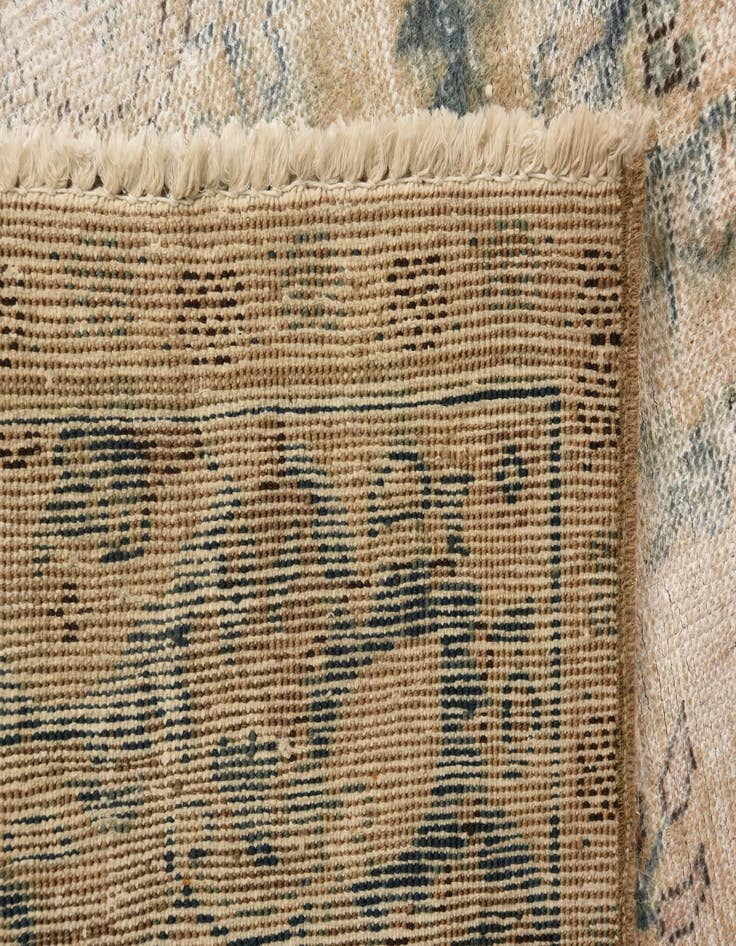 Detail image of 6' 4 x 10'  Hand Knotted Ultra Vintage Persian Wool Rug