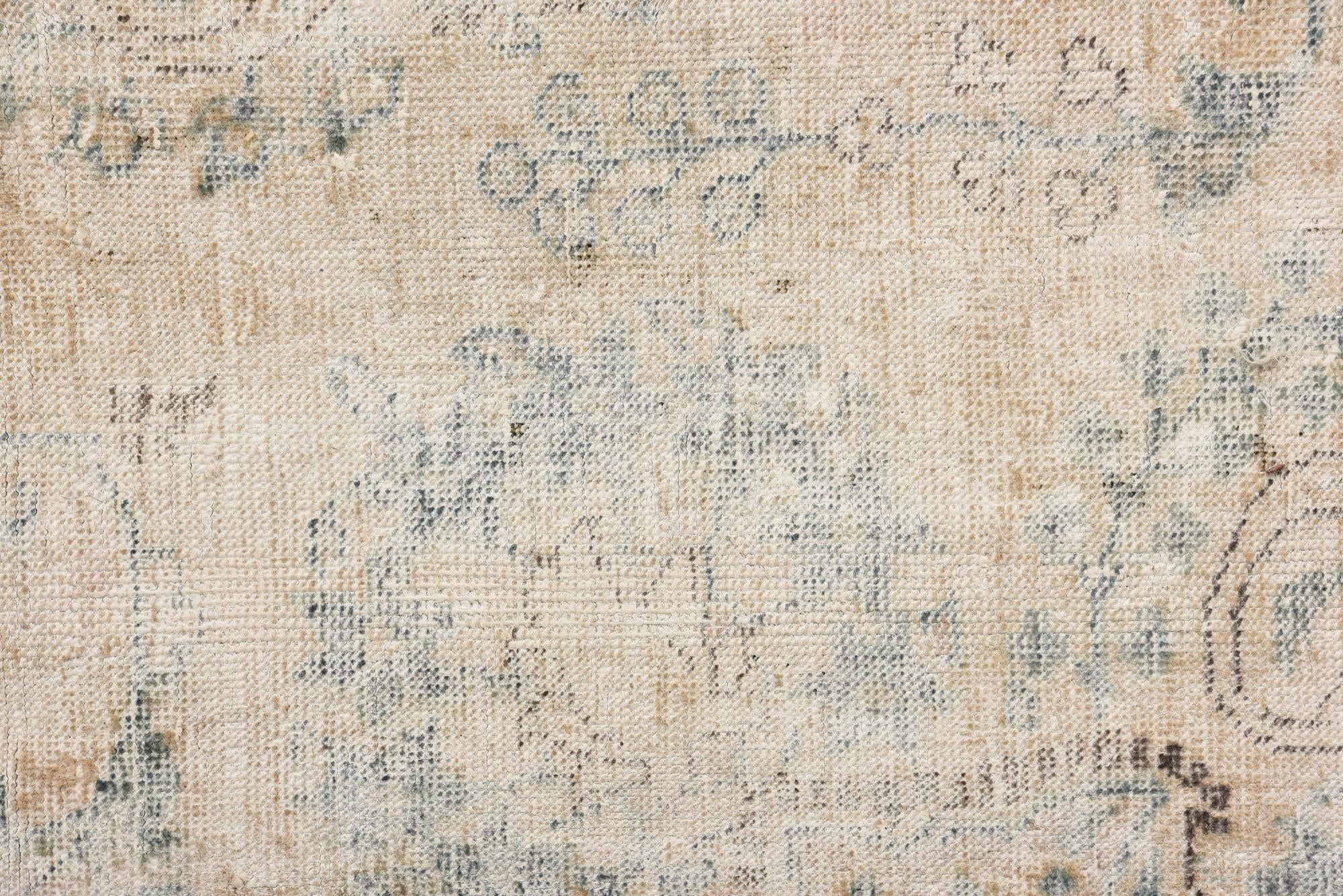 6' 4 x 10' Hand Knotted Ultra Vintage Persian Wool Rug