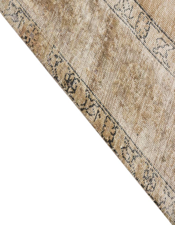 Detail image of 6' 7 x 9' 5  Hand Knotted Ultra Vintage Persian Wool Rug