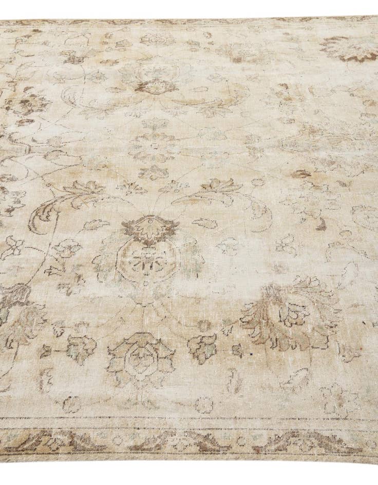 Detail image of 7' 4 x 10' 7  Hand Knotted Ultra Vintage Persian Wool Rug