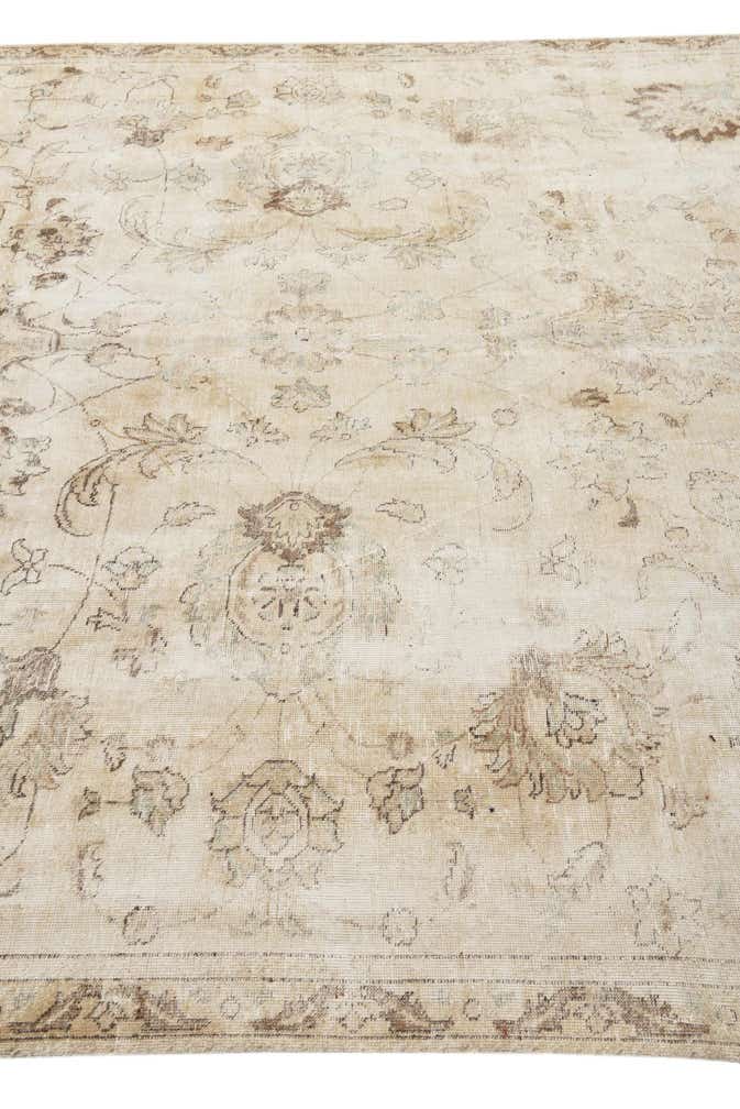 7' 4 x 10' 7 Hand Knotted Ultra Vintage Persian Wool Rug