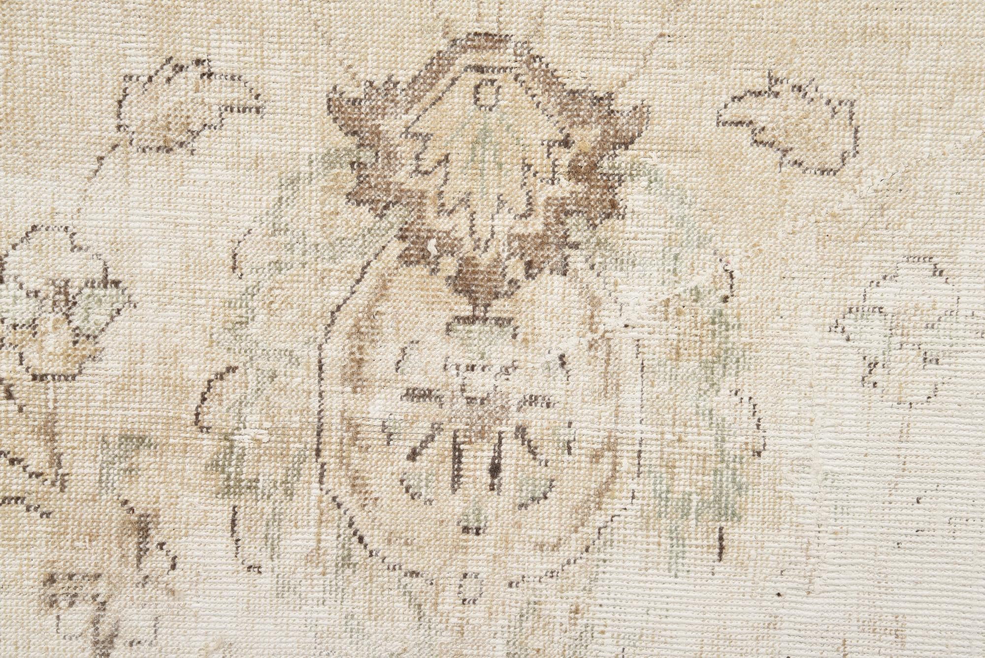 7' 4 x 10' 7 Hand Knotted Ultra Vintage Persian Wool Rug