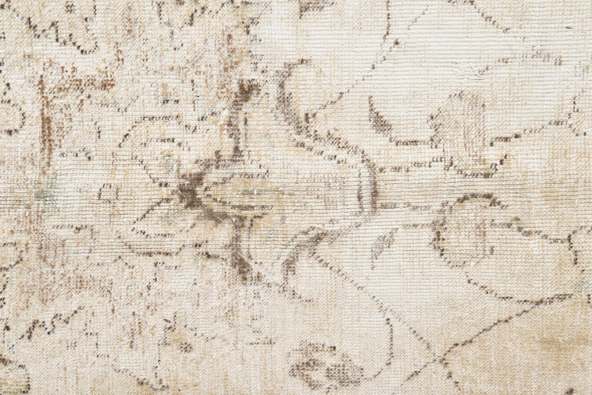 7' 4 x 10' 7 Hand Knotted Ultra Vintage Persian Wool Rug