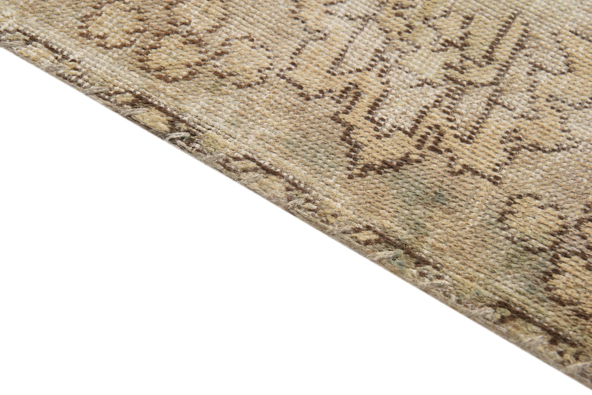 8' 10 x 12' Hand Knotted Ultra Vintage Persian Wool Rug