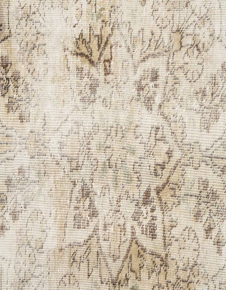 Detail image of 8' 10 x 12'  Hand Knotted Ultra Vintage Persian Wool Rug