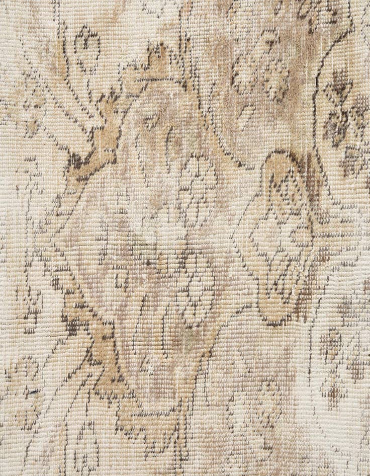 Detail image of 8' 10 x 12'  Hand Knotted Ultra Vintage Persian Wool Rug