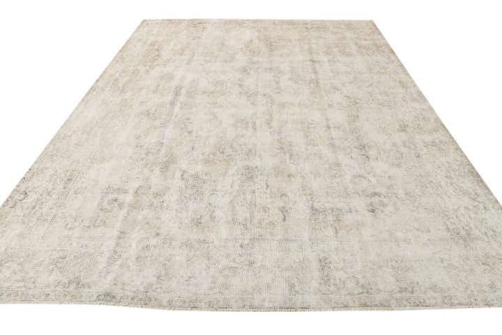 9' 3 x 11' 9 Hand Knotted Ultra Vintage Persian Wool Rug