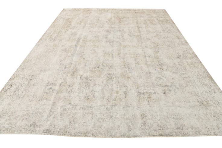 Detail image of 9' 3 x 11' 9 Hand Knotted Ultra Vintage Persian Wool Rug