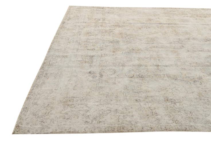 Detail image of 9' 3 x 11' 9 Hand Knotted Ultra Vintage Persian Wool Rug