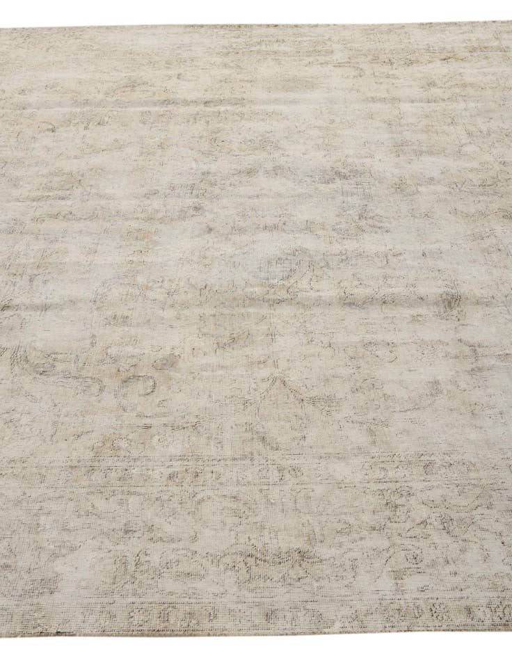 Detail image of 9' 3 x 11' 9  Hand Knotted Ultra Vintage Persian Wool Rug