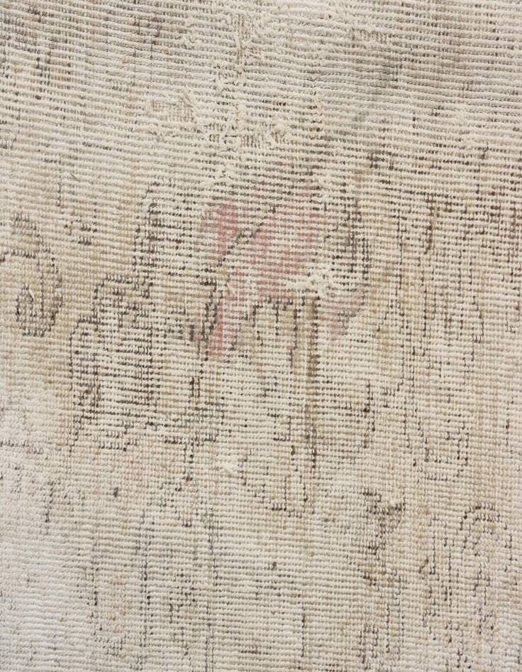 Detail image of 9' 3 x 11' 9  Hand Knotted Ultra Vintage Persian Wool Rug