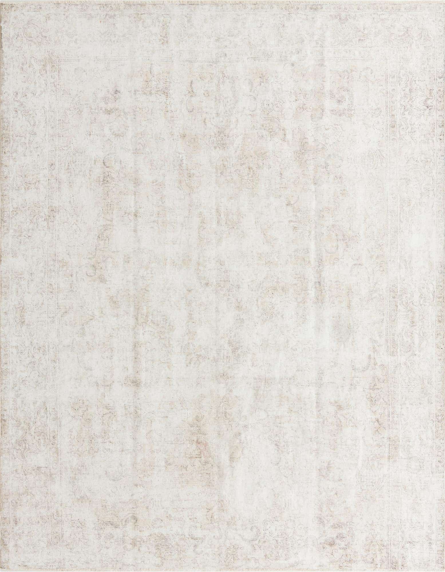 Primary image 9' 3 x 11' 9  Hand Knotted Ultra Vintage Persian Wool Rug