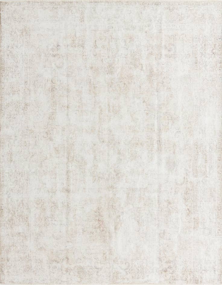Detail image of 9' 3 x 11' 9 Hand Knotted Ultra Vintage Persian Wool Rug