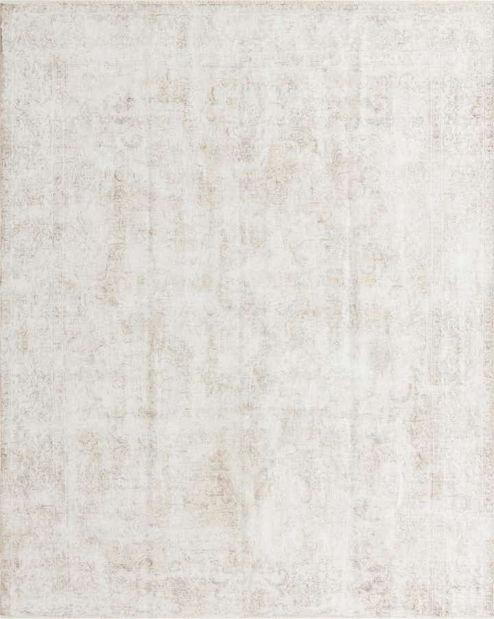 9' 3 x 11' 9 Hand Knotted Ultra Vintage Persian Wool Rug