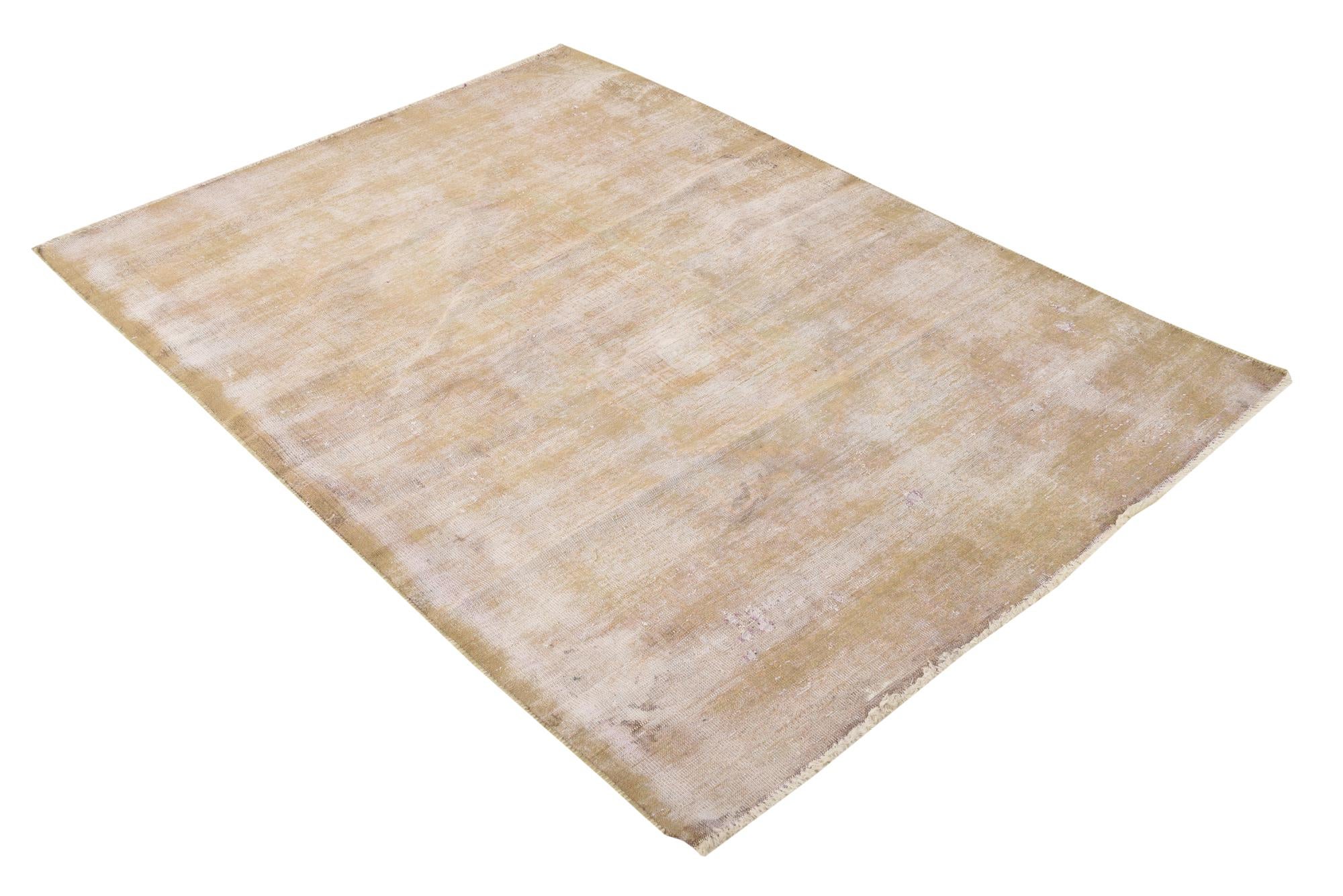 3' 10 x 5' 6 Hand Knotted Ultra Vintage Persian Wool Rug