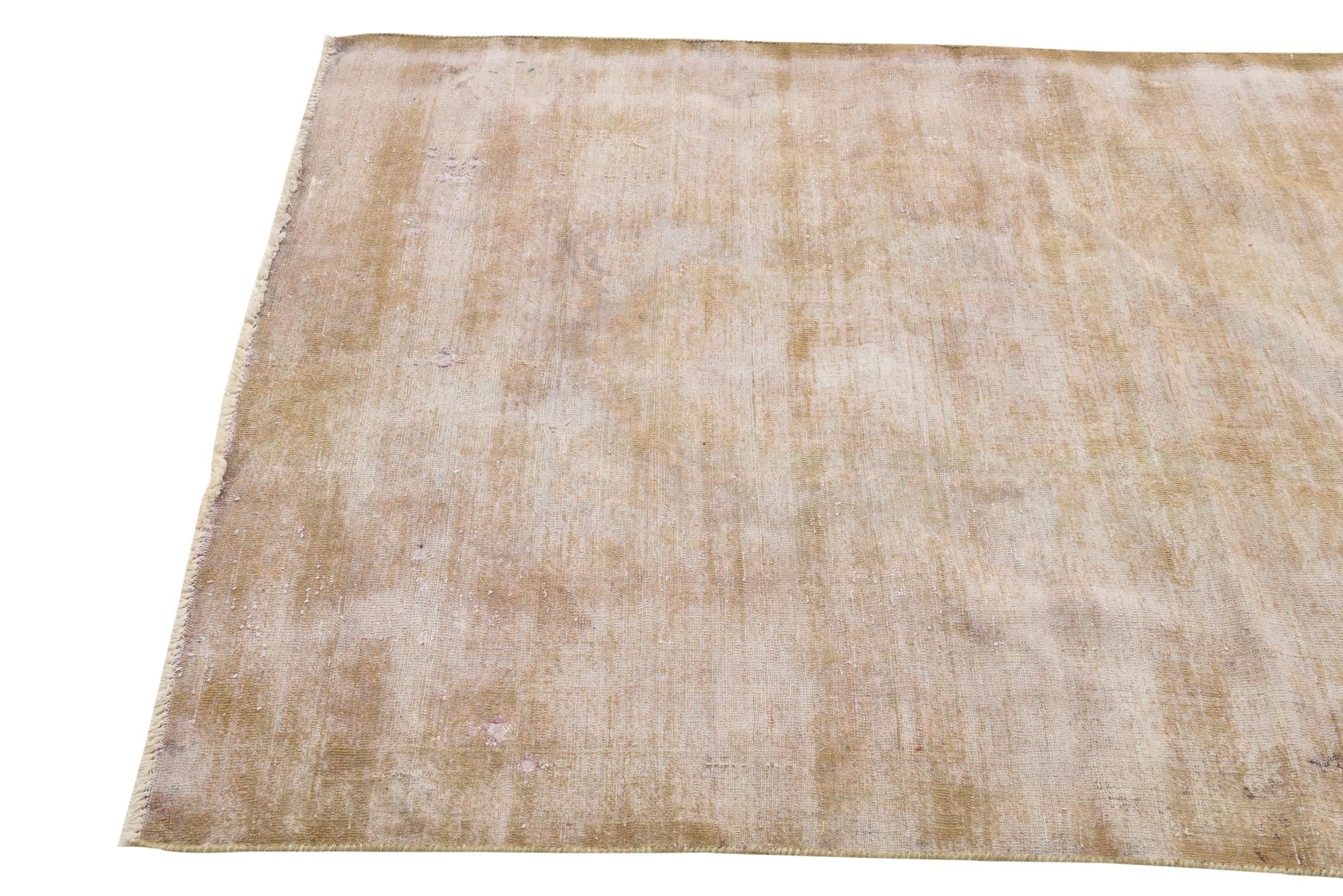3' 10 x 5' 6 Hand Knotted Ultra Vintage Persian Wool Rug