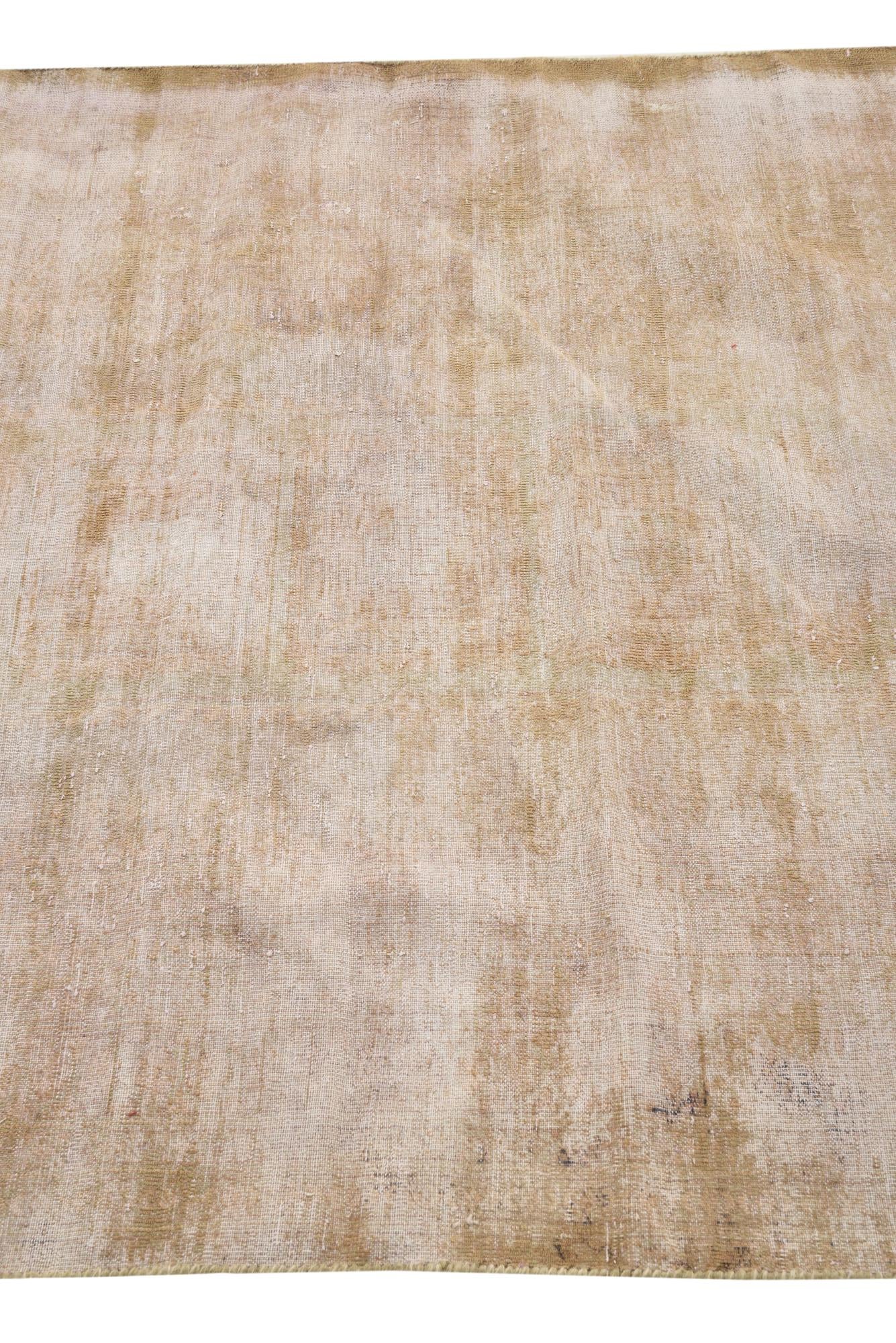3' 10 x 5' 6 Hand Knotted Ultra Vintage Persian Wool Rug
