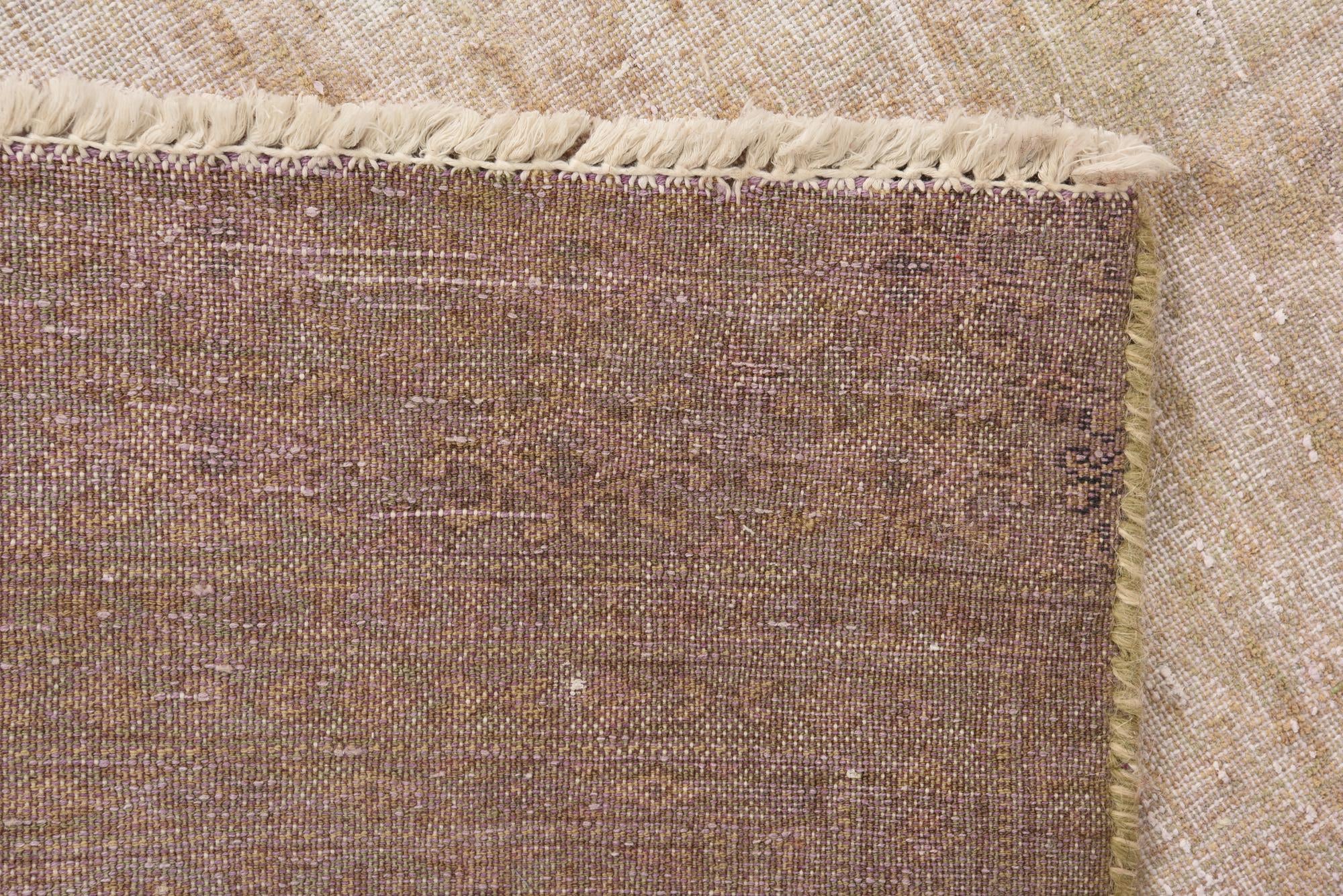 3' 10 x 5' 6 Hand Knotted Ultra Vintage Persian Wool Rug
