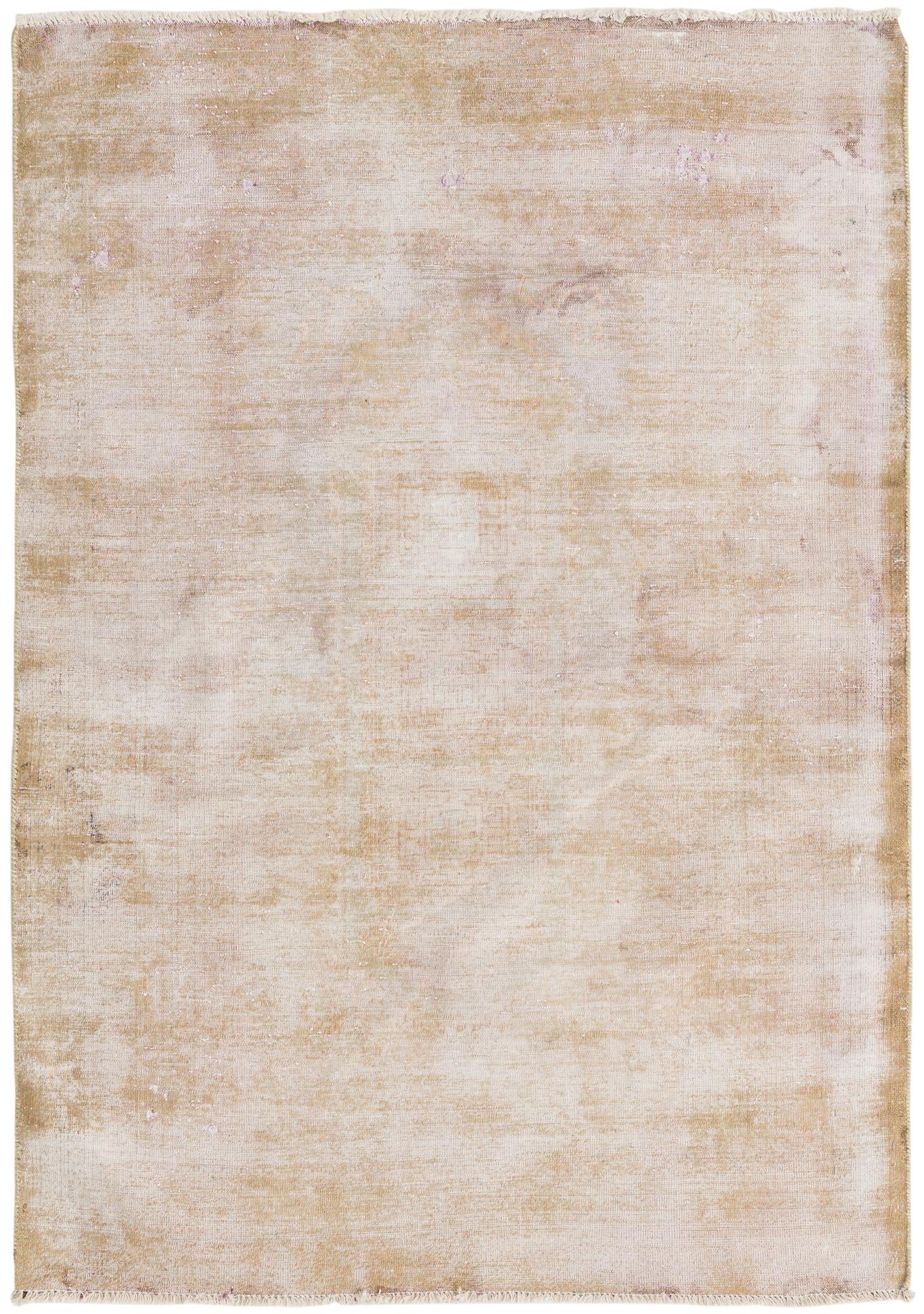 3' 10 x 5' 6 Hand Knotted Ultra Vintage Persian Wool Rug