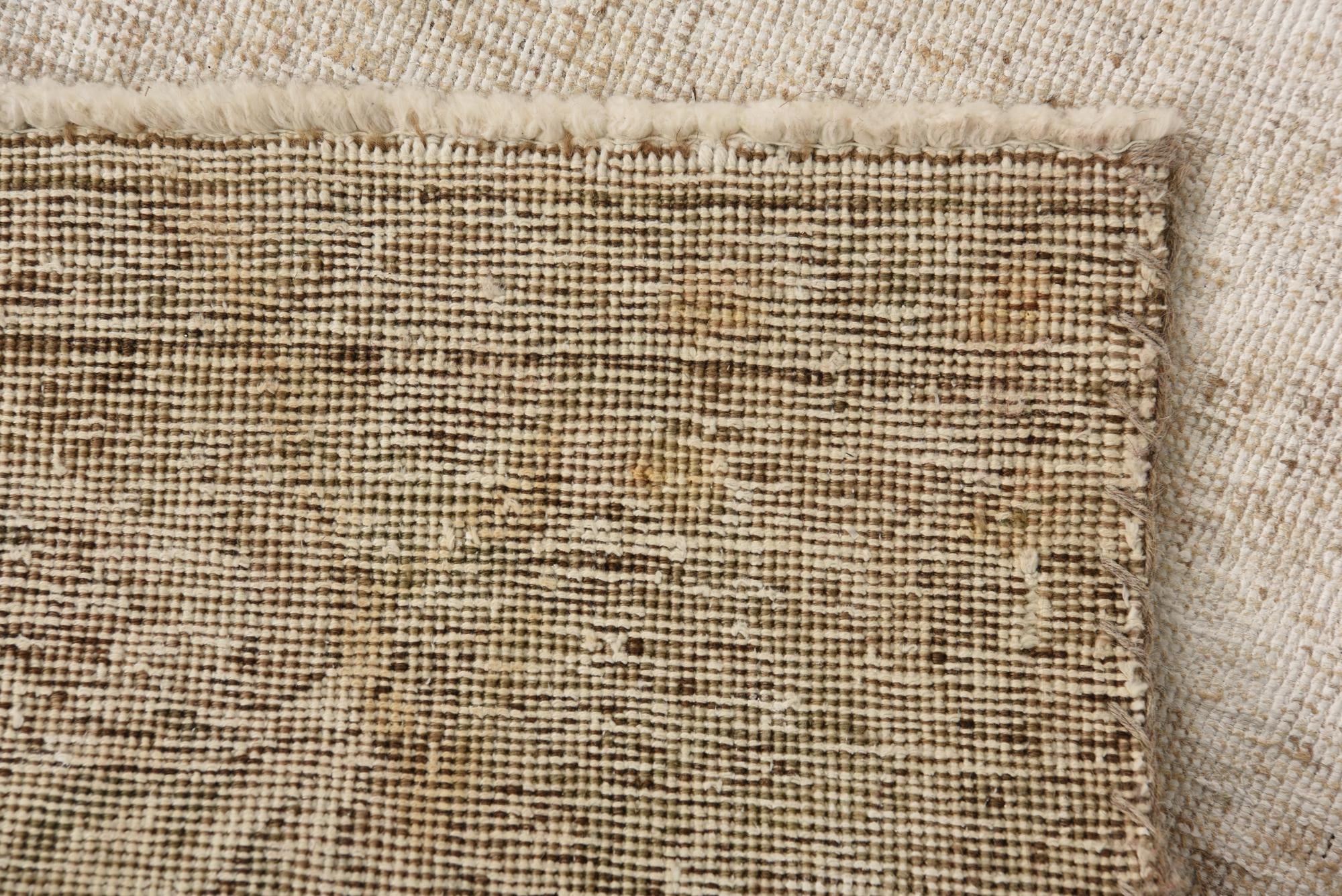4' 9 x 7' 10 Hand Knotted Ultra Vintage Persian Wool Rug