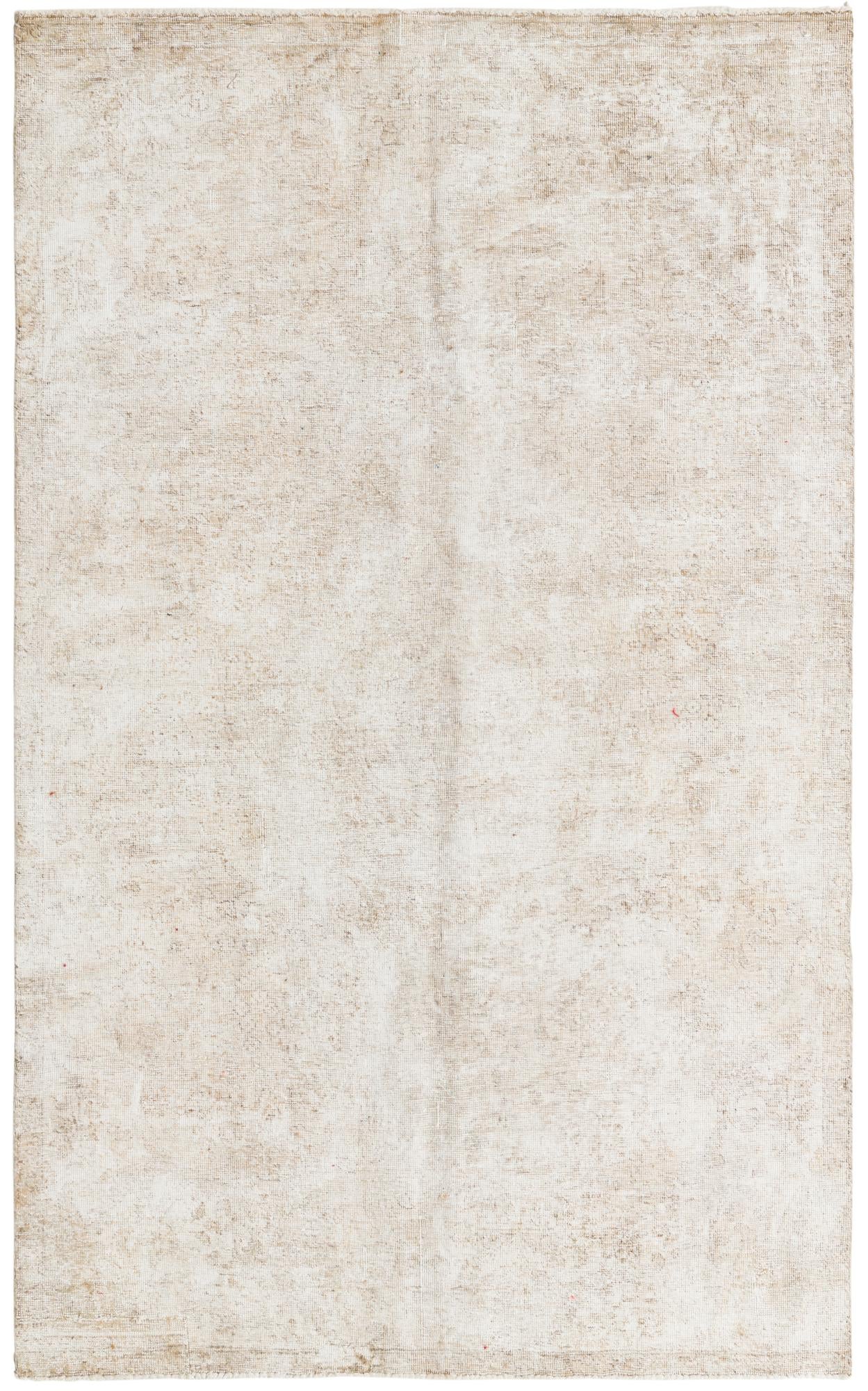 4' 9 x 7' 10 Hand Knotted Ultra Vintage Persian Wool Rug