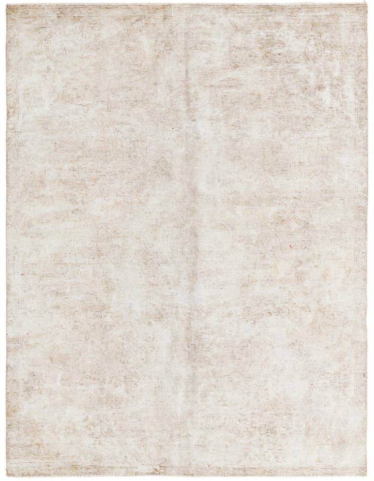 Detail image of 4' 9 x 7' 10 Hand Knotted Ultra Vintage Persian Wool Rug