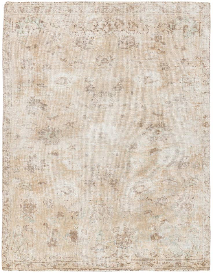 Detail image of 3' 2 x 5' 2 Hand Knotted Ultra Vintage Persian Wool Rug