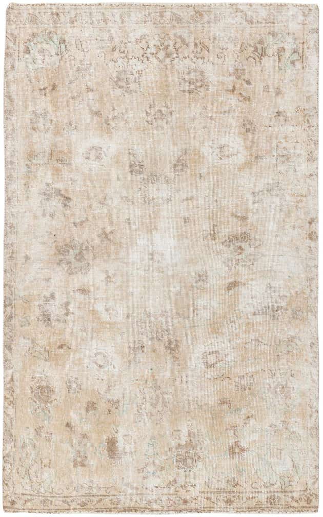 3' 2 x 5' 2 Hand Knotted Ultra Vintage Persian Wool Rug