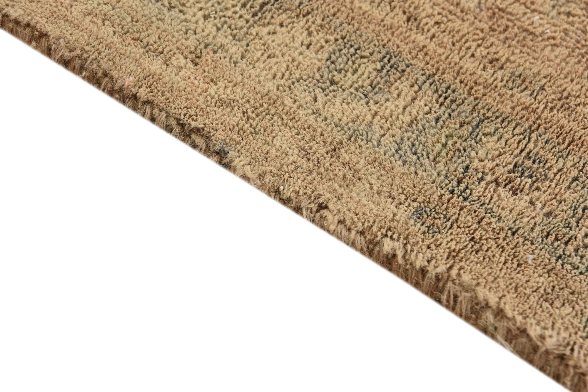 4' 9 x 7' 8 Hand Knotted Ultra Vintage Persian Wool Rug