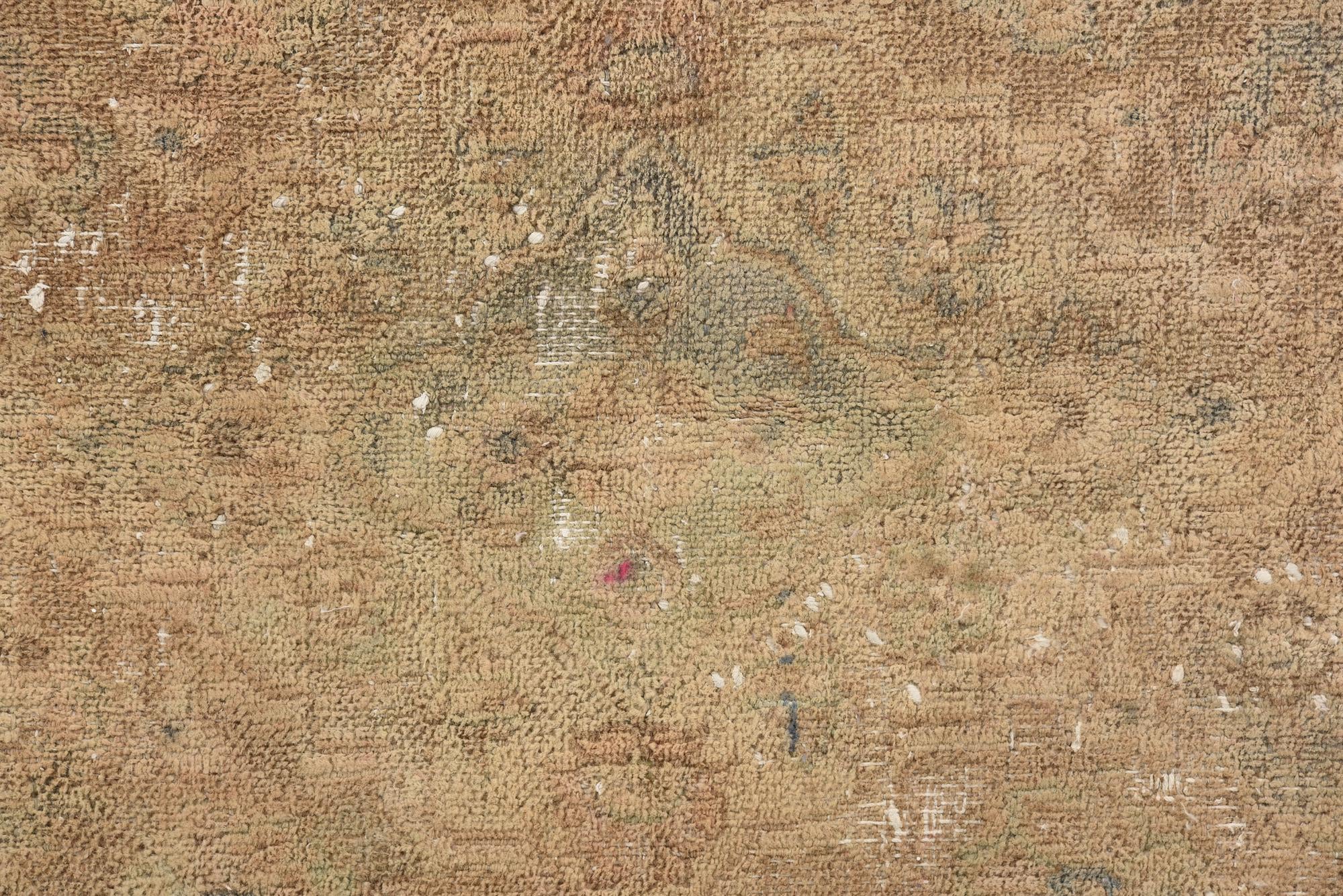 4' 9 x 7' 8 Hand Knotted Ultra Vintage Persian Wool Rug
