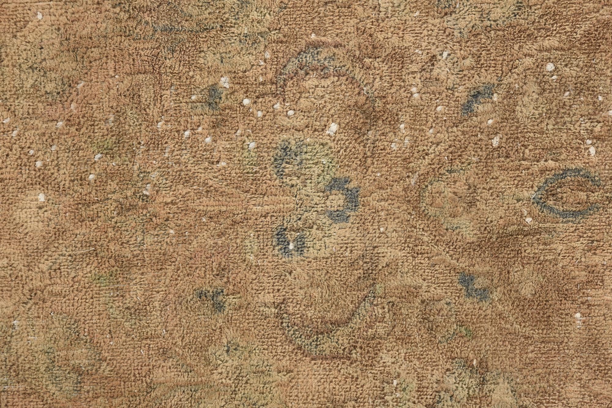4' 9 x 7' 8 Hand Knotted Ultra Vintage Persian Wool Rug