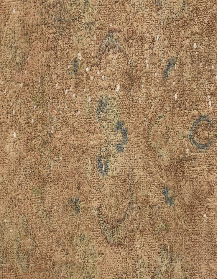 Detail image of 4' 9 x 7' 8  Hand Knotted Ultra Vintage Persian Wool Rug