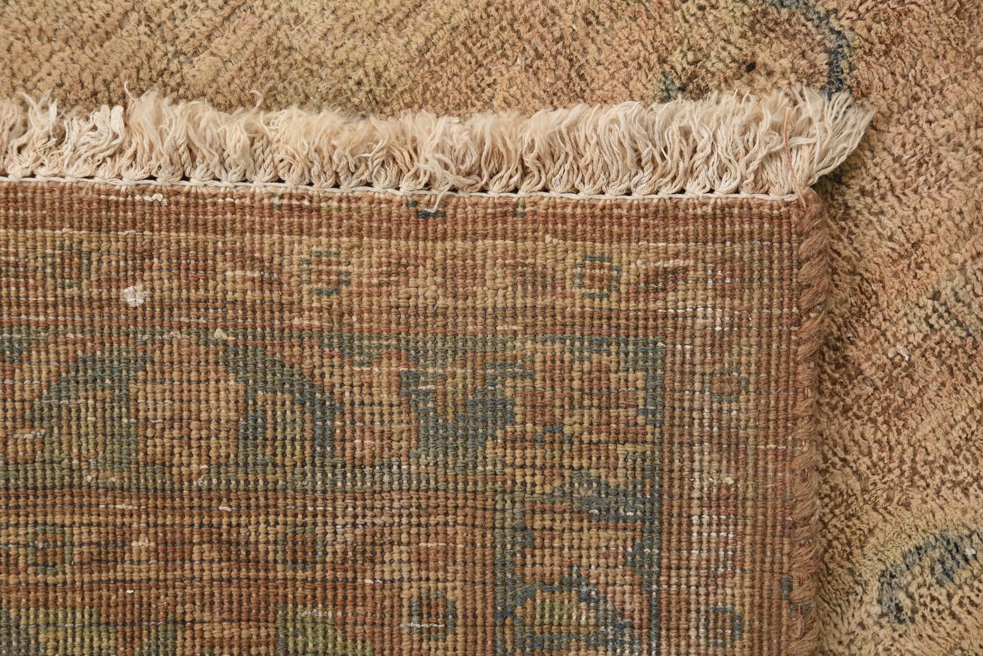 4' 9 x 7' 8 Hand Knotted Ultra Vintage Persian Wool Rug