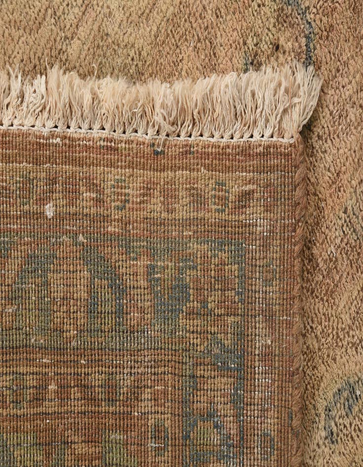 Detail image of 4' 9 x 7' 8  Hand Knotted Ultra Vintage Persian Wool Rug