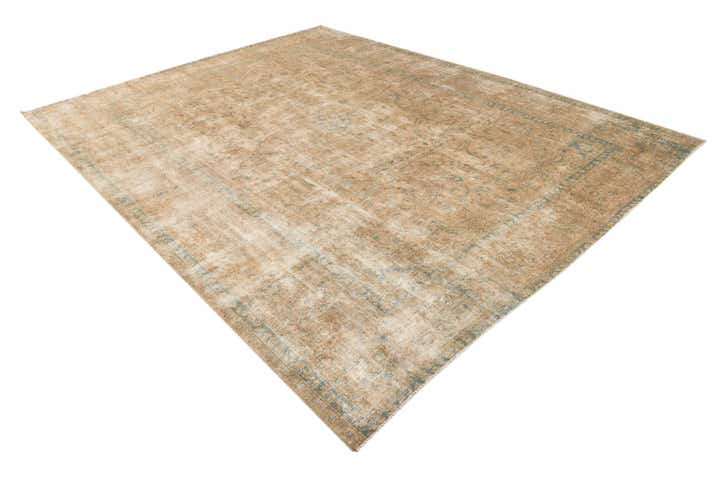 9' 6 x 12' Hand Knotted Ultra Vintage Persian Wool Rug