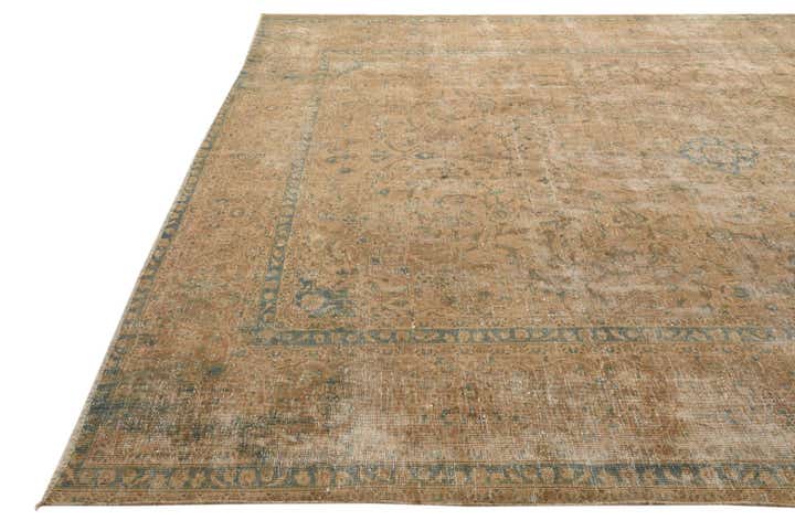 9' 6 x 12' Hand Knotted Ultra Vintage Persian Wool Rug