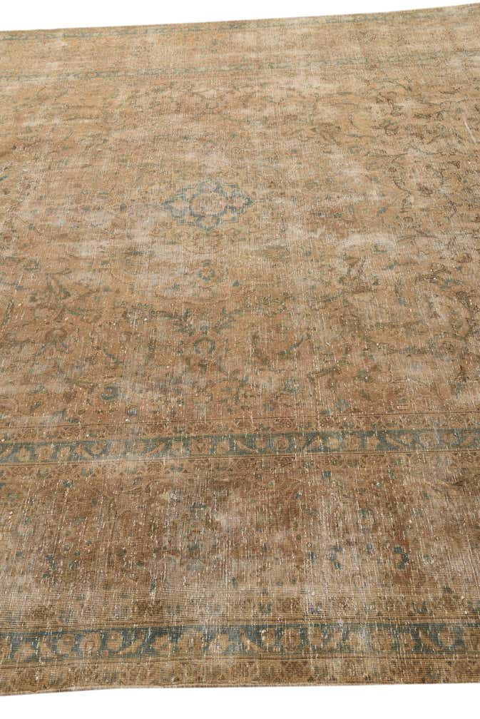 9' 6 x 12' Hand Knotted Ultra Vintage Persian Wool Rug