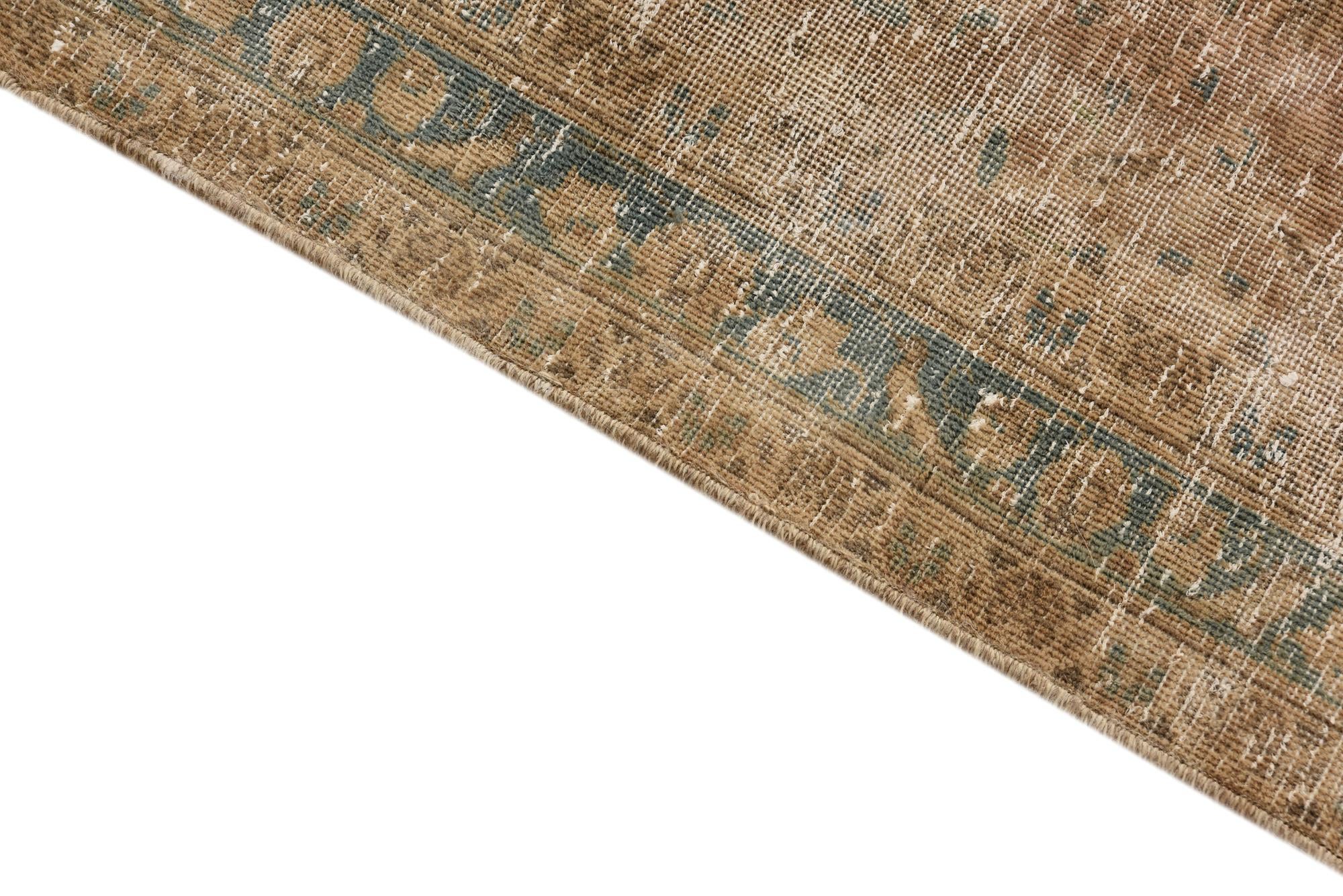 9' 6 x 12' Hand Knotted Ultra Vintage Persian Wool Rug