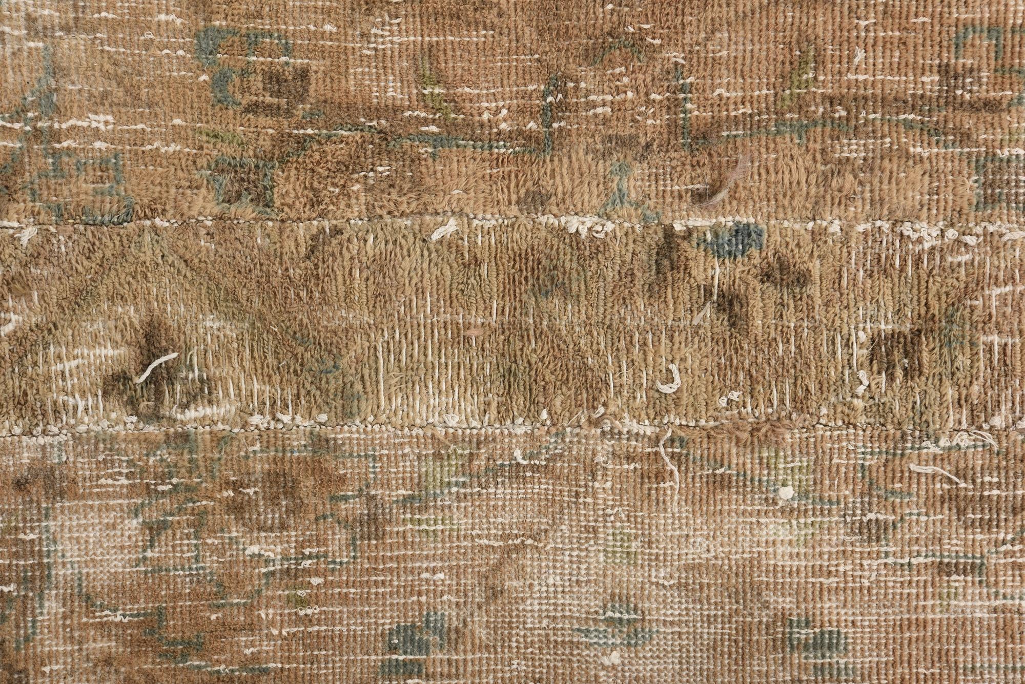 9' 6 x 12' Hand Knotted Ultra Vintage Persian Wool Rug