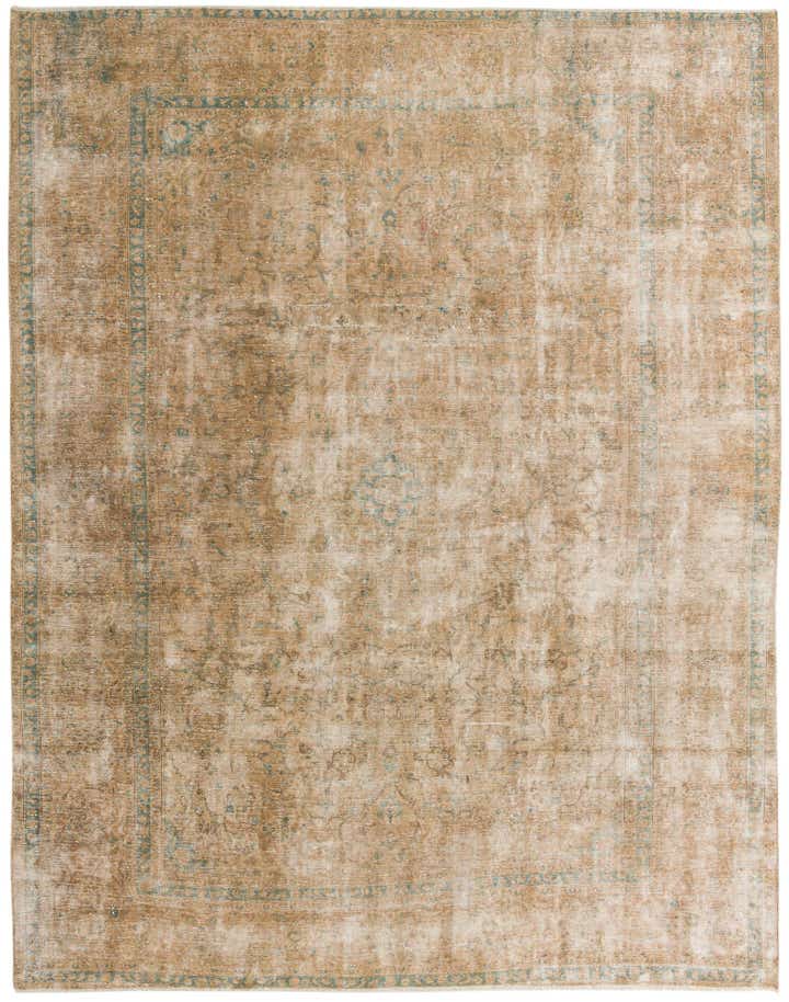 9' 6 x 12' Hand Knotted Ultra Vintage Persian Wool Rug