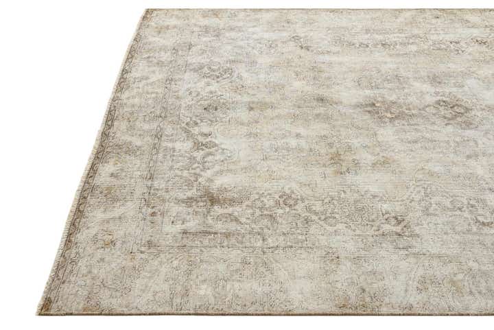 6' 7 x 10' Hand Knotted Ultra Vintage Persian Wool Rug