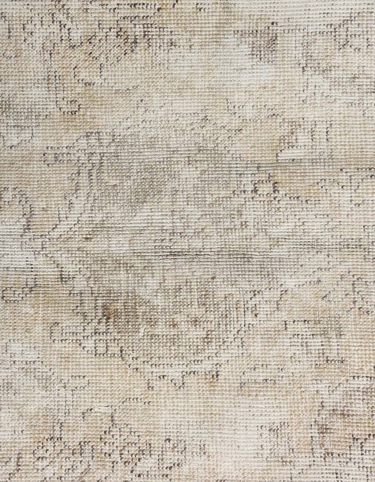 Detail image of 6' 7 x 10'  Hand Knotted Ultra Vintage Persian Wool Rug