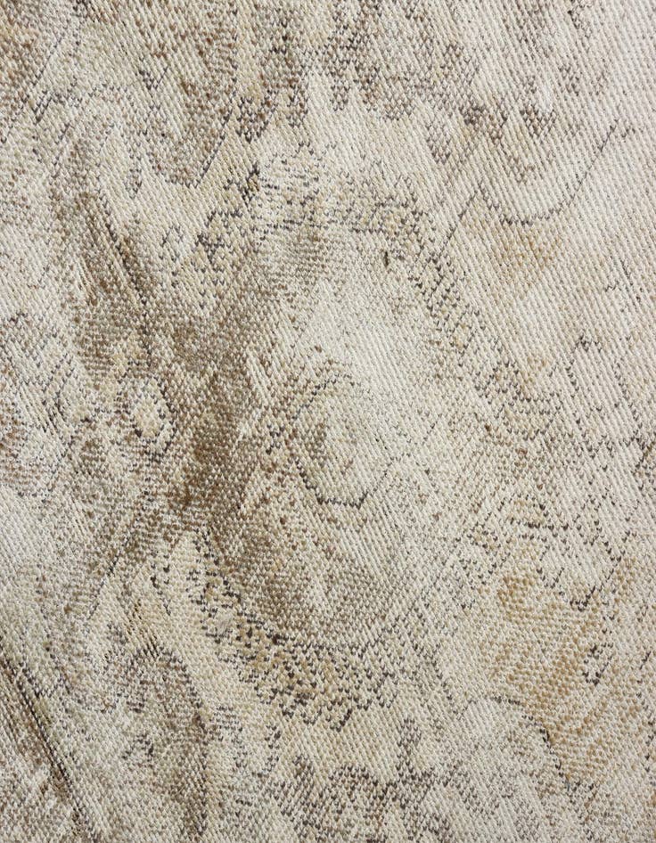 Detail image of 6' 7 x 10'  Hand Knotted Ultra Vintage Persian Wool Rug